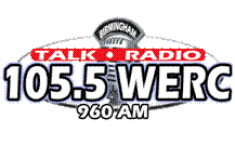 Talk Radio 105.5 WERC logo