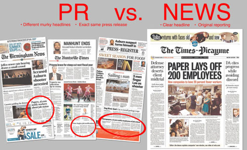 PR vs. news