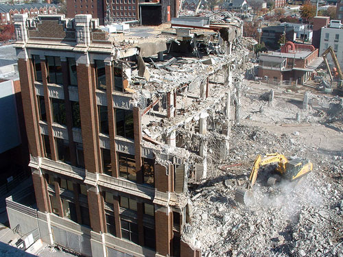 Birmingham News building demolition